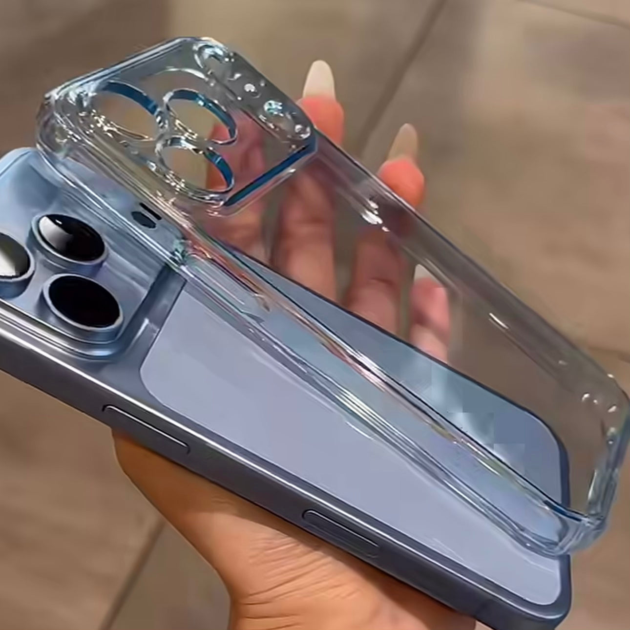 Clear Soft Phone Case with Precise Camera Lens Protection