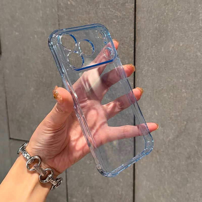 Clear Soft Phone Case with Precise Camera Lens Protection