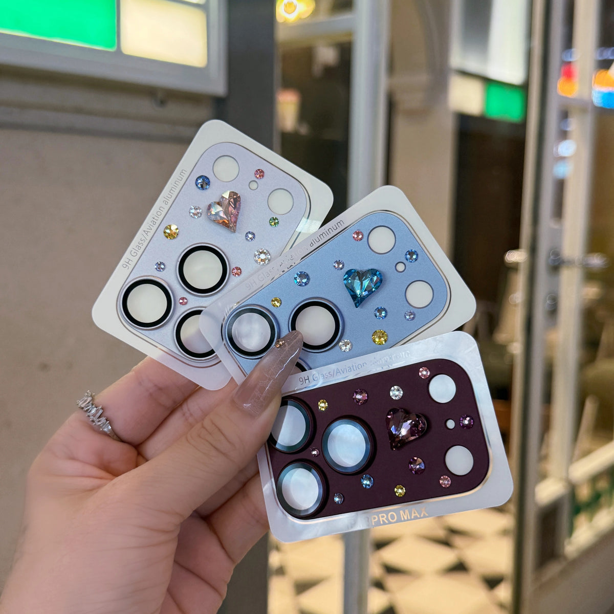 Bling Diamond Camera Lens Protector for iPhone 💎✨