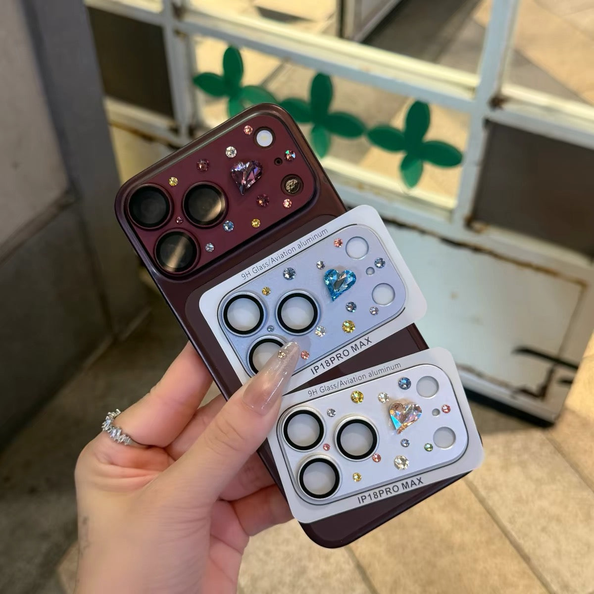 Bling Diamond Camera Lens Protector for iPhone 💎✨