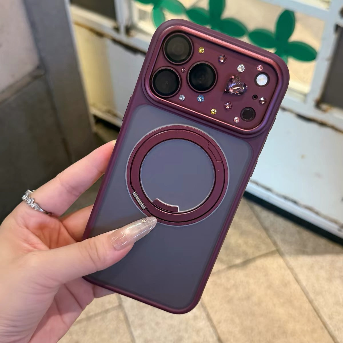 Bling Diamond Camera Lens Protector for iPhone 💎✨